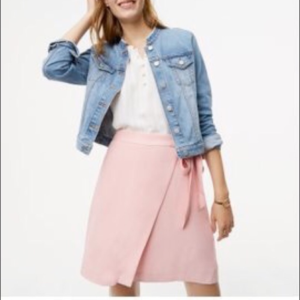 Loft Pink Wrap Skirt